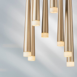 807083 Подвес PUNTO 8х25W G9 хром/шампань