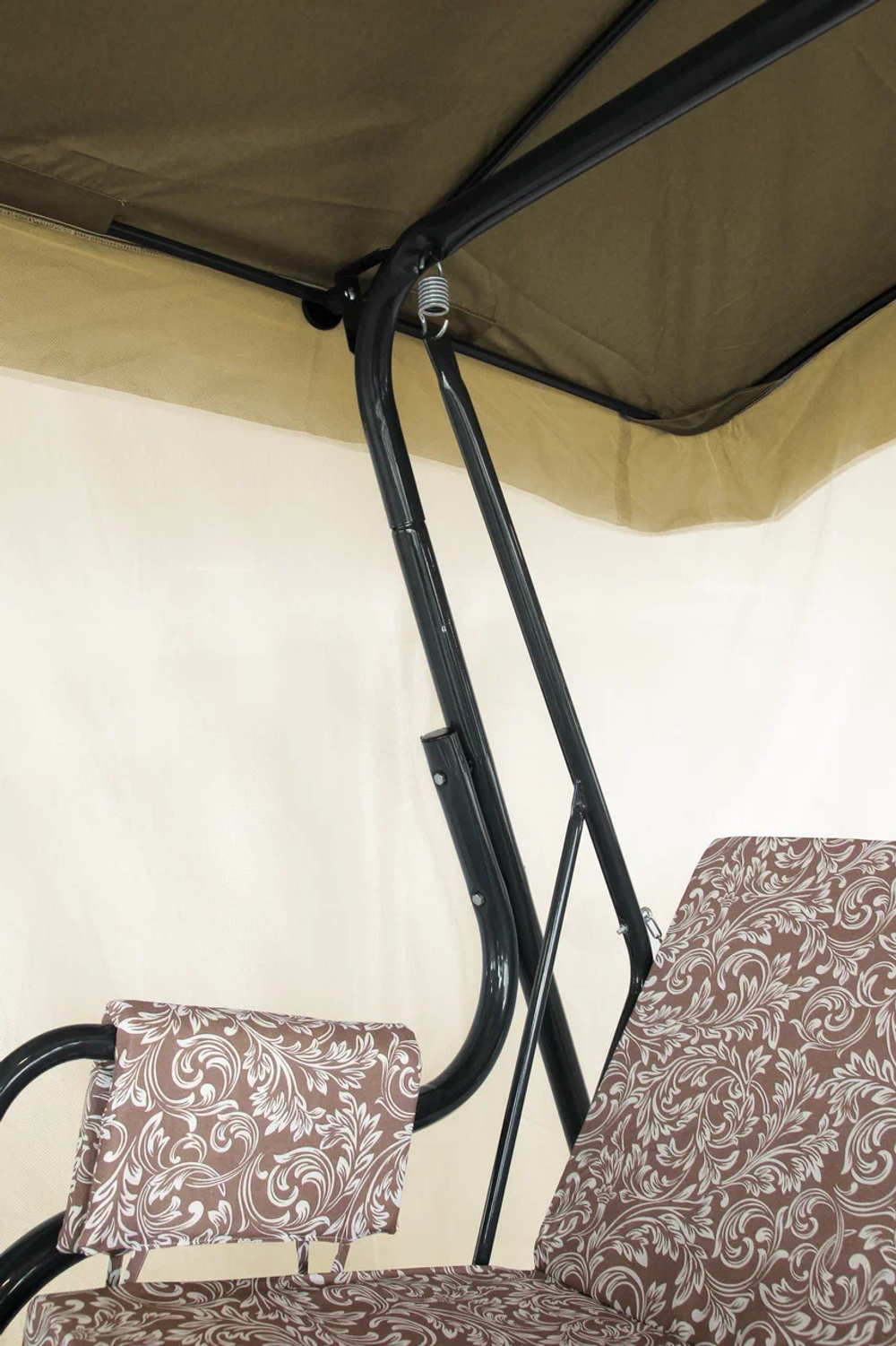 Качели садовые 3-х местные Ирис с москитной сеткой арт.GS1447 "Garden story"