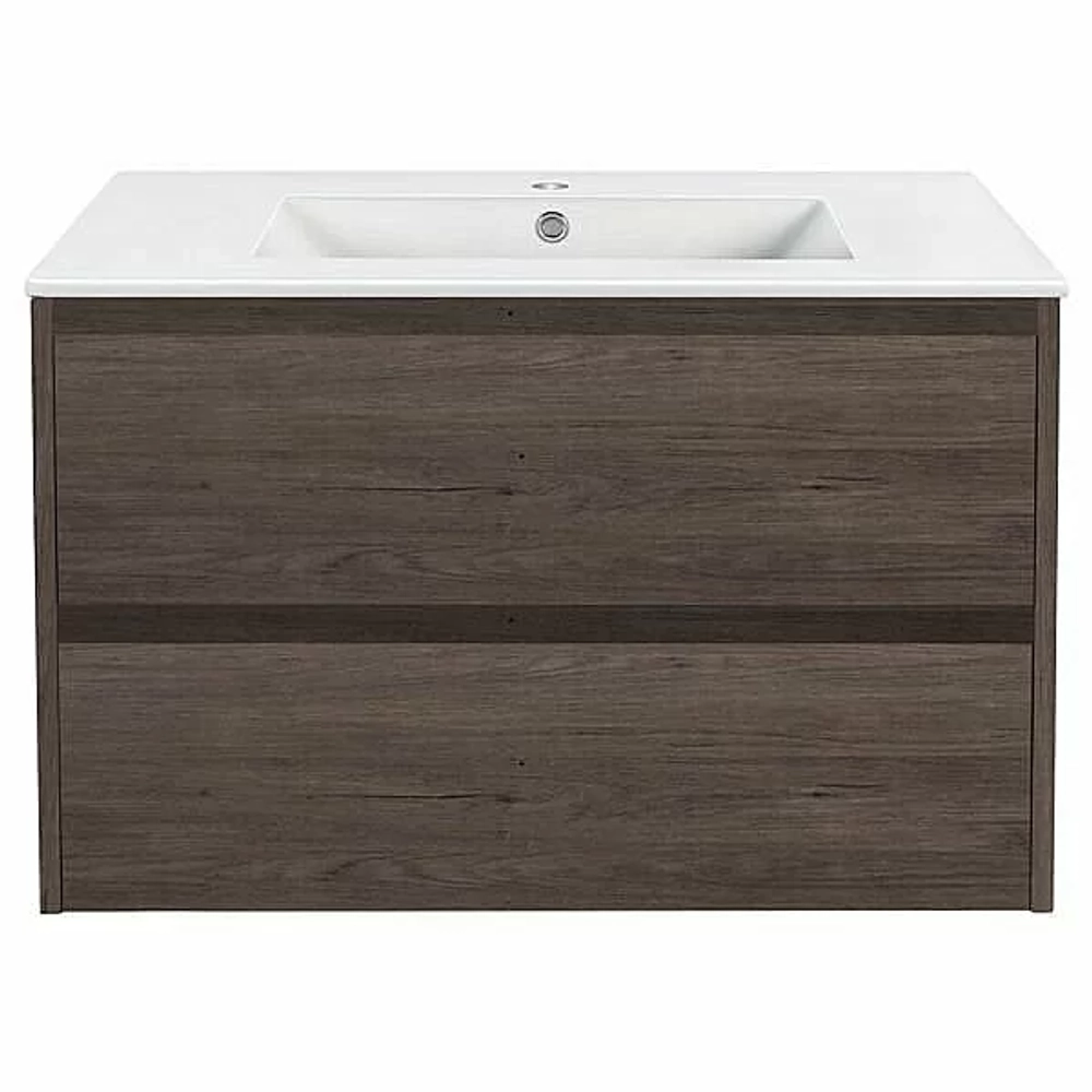 Тумба с раковиной Vincea Gio 80 R.Oak