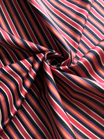 Плательная принт, полоска, шелк, хлопок