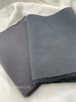 Подвяз трикотажный графит 0,9 м, ширина 15-16 см