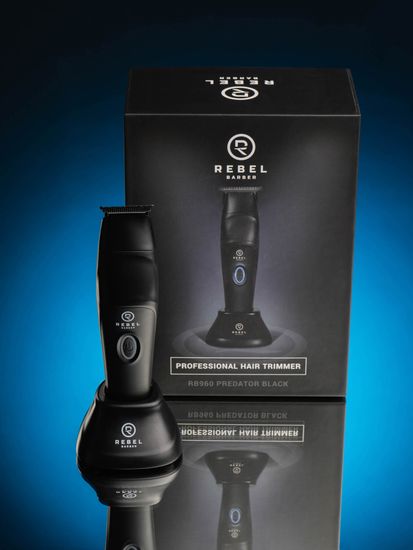 Профессиональный триммер для стрижки волос REBEL BARBER PREDATOR BLACK