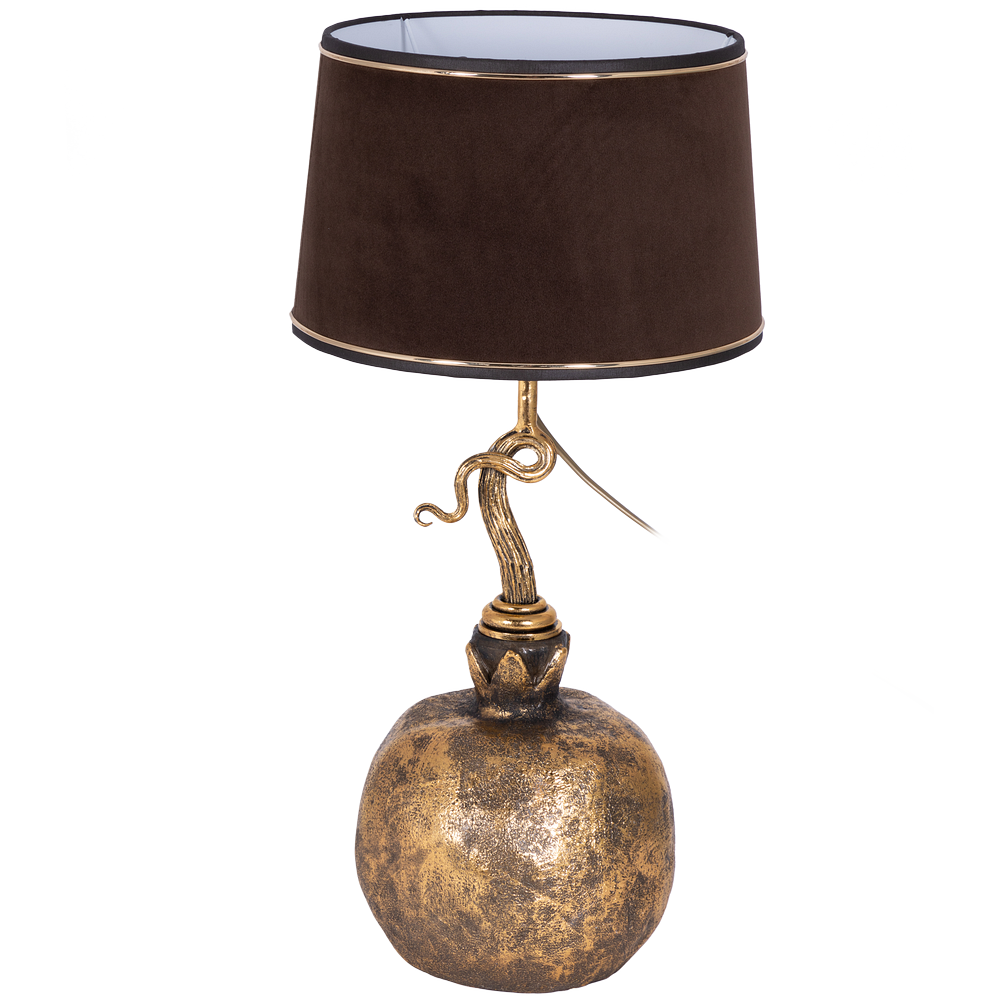 Настольная лампа Гранат Бронза Конфети Шоколад