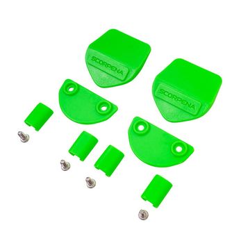 Набор крепежа Scorpena для калош F1 неоново-зеленый