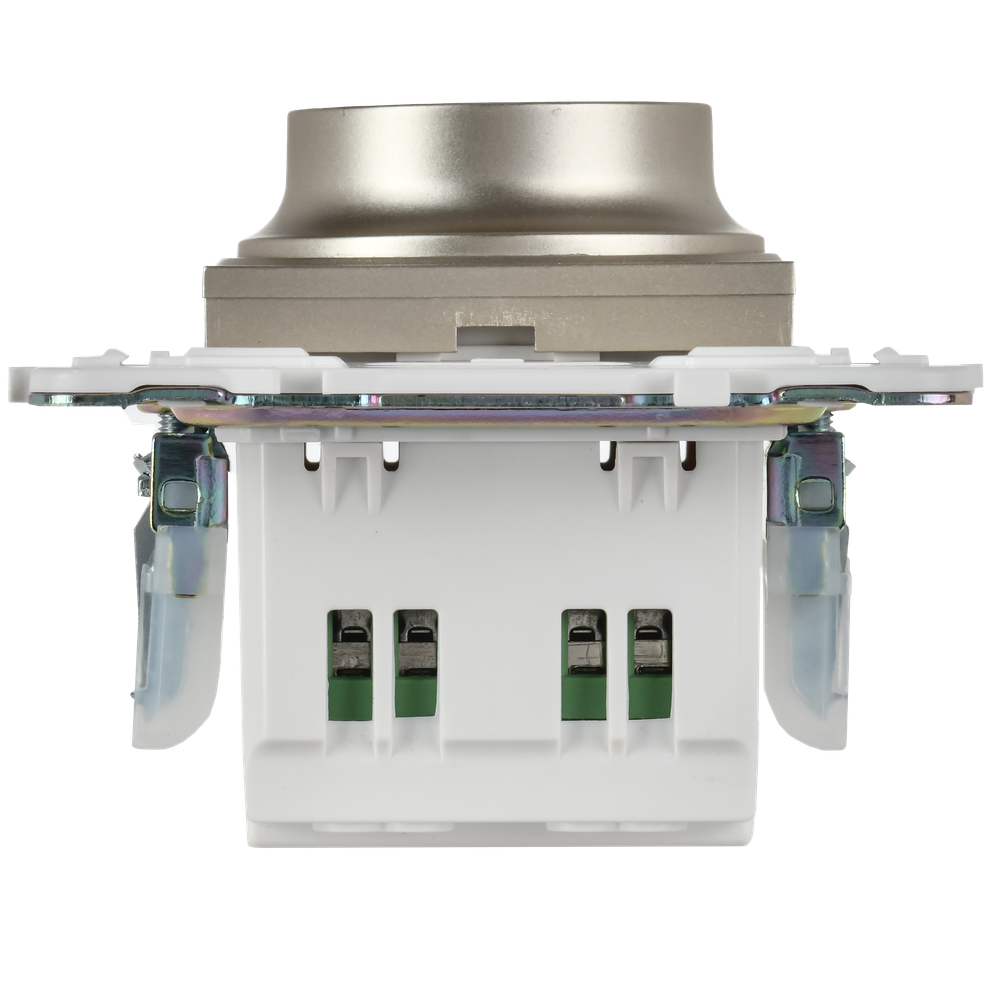 SKANDY Светорегулятор поворотный 600Вт SK-D01Sh шампань IEK