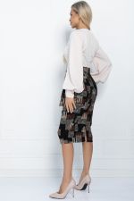 Платье Безупречный силуэт (черно-молочное) П11267 LT Collection