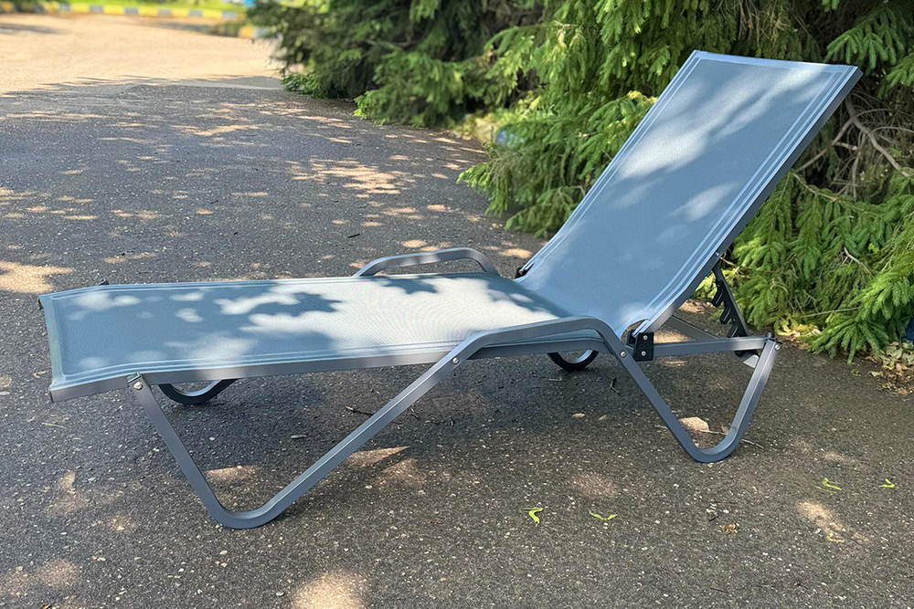 Шезлонг металлический Hera, антрацит