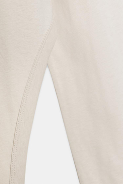 ZARA ФУТБОЛКА АСИММЕТРИЧНОГО КРОЯ В СТИЛЕ РУСТИК, ЛИНЯЛЫЙ РОЗОВЫЙ