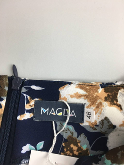 Платье MAGDA синее с цветочным принтом 46 размер, новое