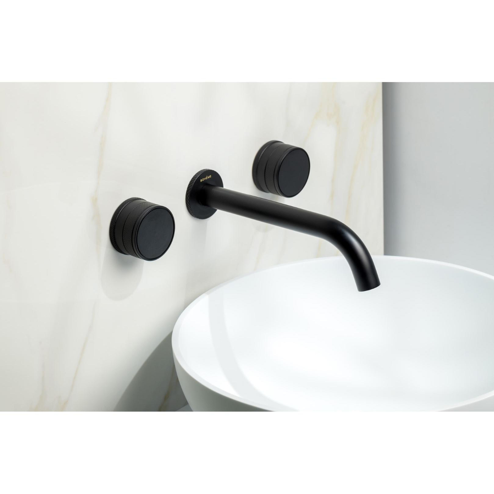 Смеситель для раковины Boheme PRESTIGE 152-2-B-PR С ВНУТРЕННЕЙ ЧАСТЬЮ, BLACK