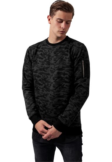 Толстовка URBAN CLASSICS Sweat Camo Bomber Hoody Dark Camo