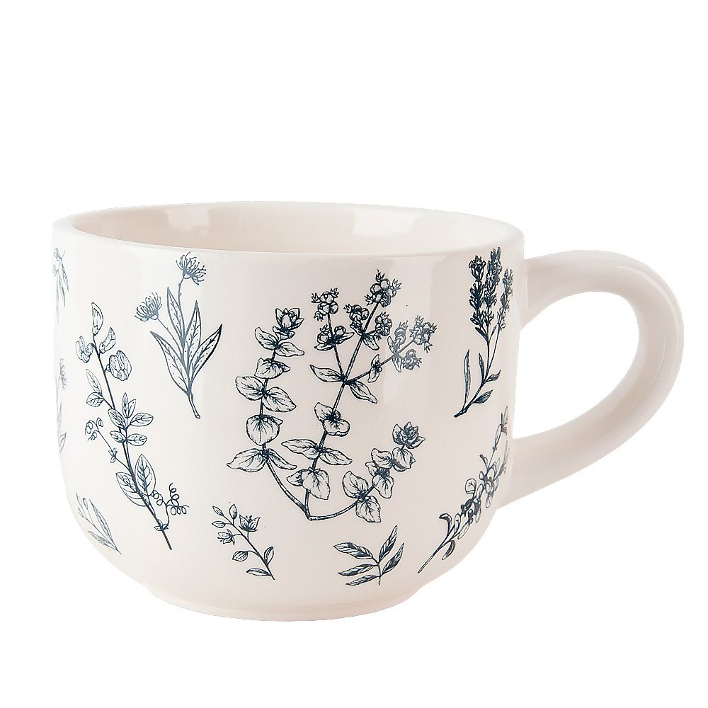 Набор для завтрака: чашка и блюдце " " 23*15*10,5см. v=500мл. (керамика)