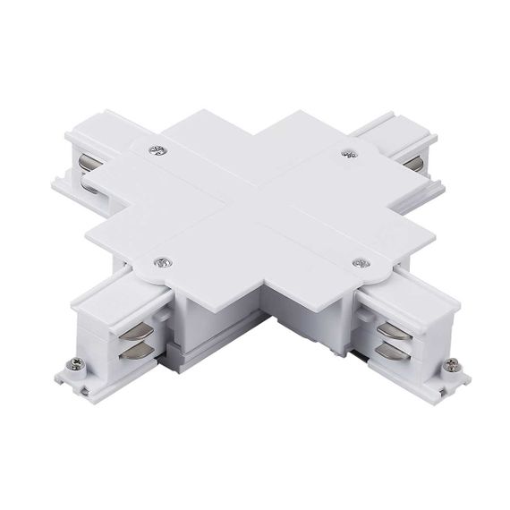 Соединение крестовое встраиваемое с подводом питания к треку 5030xx-R Quattro Lightstar 503146-R