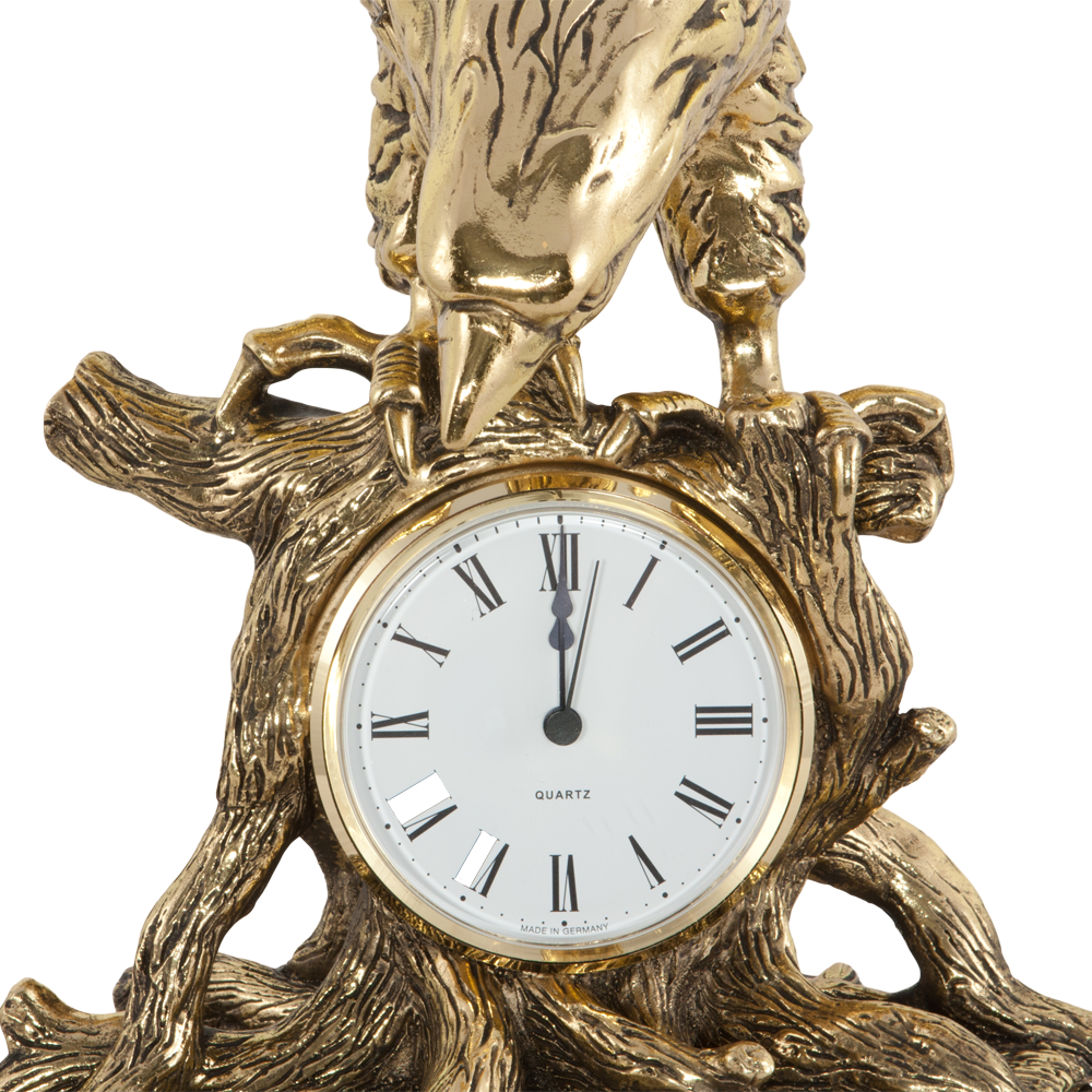 Часы настольные Орел Бронза