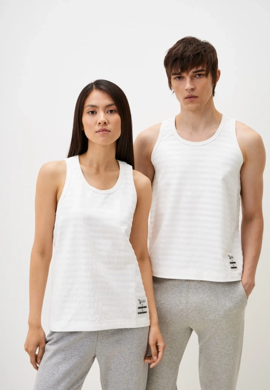 Майка «Кибертельняшка без рукава» коллаборация «7.2.66 х КИБЕРДЕРЕВНЯх КИНОПОИСК»