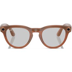Умные очки Ray-Ban Meta Headliner RW4009 (Цвет: Shiny Caramel / Transitions Sapphire)