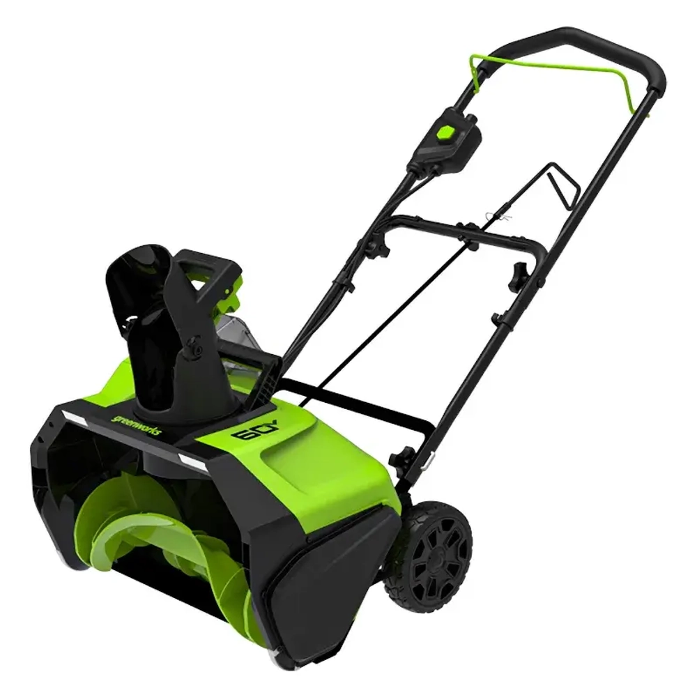 Greenworks GD60PST 60V 60В аккумуляторный снегоуборщик (без АКБ и ЗУ) ковш 51 см, выброс 6 м 2602907