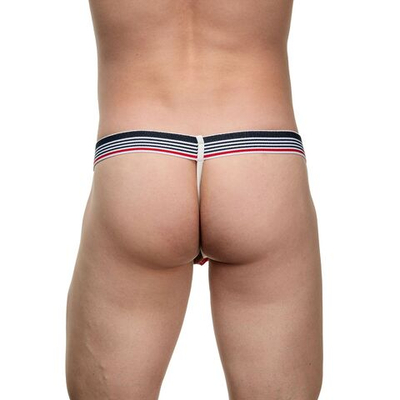 Сексуальные красные трусы-стринги на широкой резинке (Размер: S-M) (Цвет: красный)