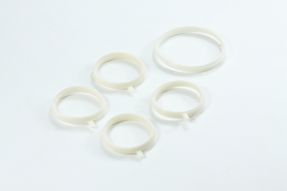 Прокладка коллектора ВАЗ 21124, 2112 (впускного) комплект, Н/О с электрон. педалью, белый силикон (ПТП 64)