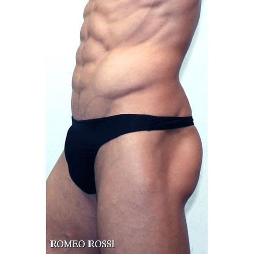 Мужские трусы стринги черные Romeo Rossi Dream String RR1005-2