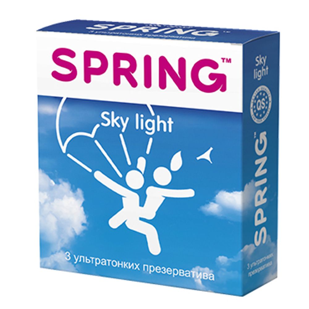 Презервативы ультратонкие Spring Sky Light 3 шт