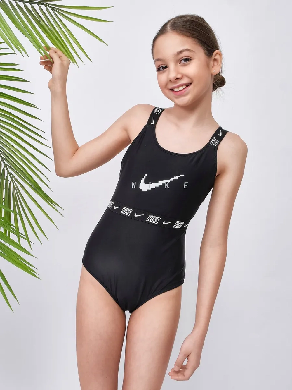 купальник слитный спортивный для бассейна утягивающий