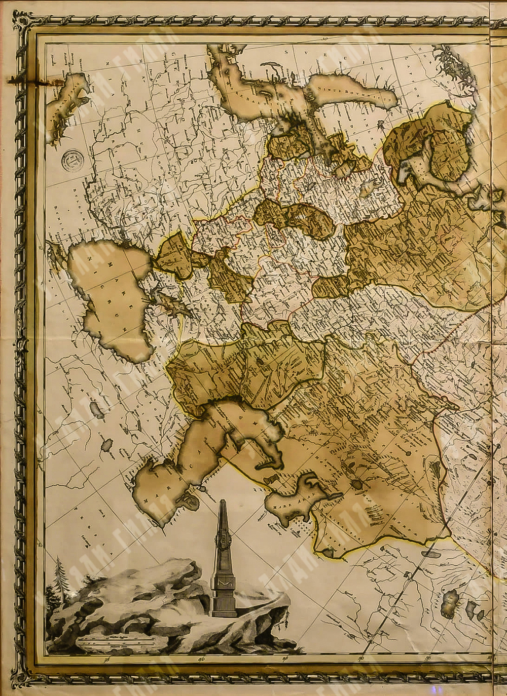 Генеральная карта Российской империи. 1776 год. Tabula Geographica Generalis Imperii Russici ...