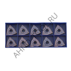 Пластина твердосплавная ISO WNMG080404-MMA APM20B AHNO по жаропроч. и нерж.стали, получистовая