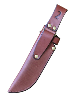 Ножны-чехол для ножа кожаный с гардой Prival НГ-2  Premium,  для клинка  до 160х50мм