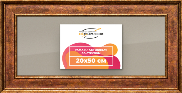 Рамка 20x50 для постера и фотографий
