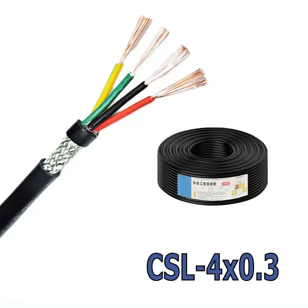 Кабель экранированный CSL-4x0.3/1 метр