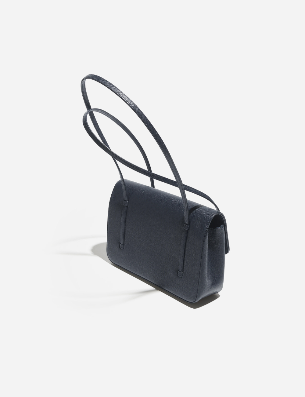 Сумка Chanel Small Flap Bag Grained Shiny Calfskin & Gold-Tone Metal "Dark Blue"