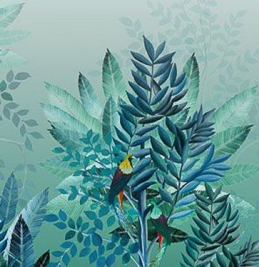 Панно тропическое с птицами DGTRI1021