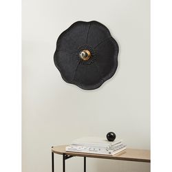 Светильник настенный Wildflower, Ø46 см, черный