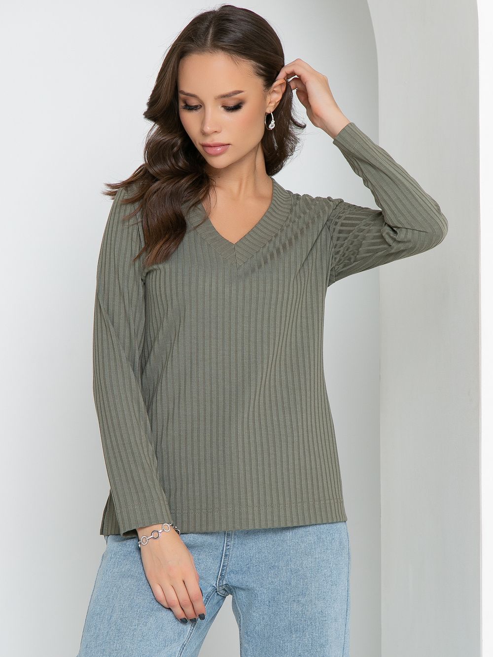 Джемпер Виктория (хаки) Diolche (Акция)