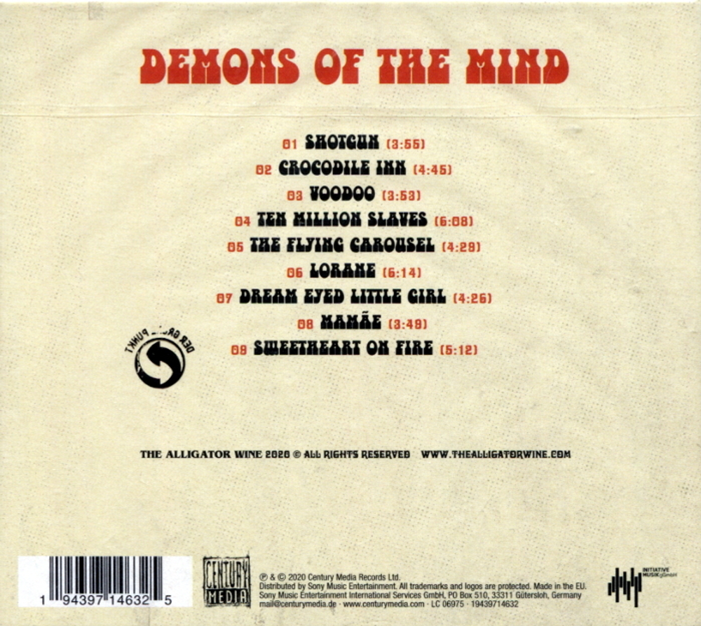 The Alligator Wine / Demons Of The Mind (Limited Edition)(CD)