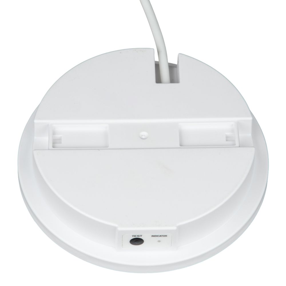 ULR-E60-12W-4000K WHITE Светильник светодиодный аварийного освещения. влагозащищенный. IP65. Белый свет 4000K. Диаметр 161мм. Встроенный аккумулятор. Корпус белый. ТМ Uniel