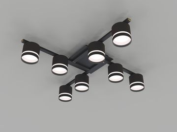 CL-DOT-R001-GX53*8 BK (1) Люстра NW #