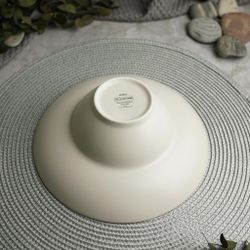 Тарелка глубокая 250 мл d 21 см h7,5 см для пасты Light Grey Noble [2]