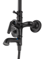 Душевая система WONZON & WOGHAND STEAM, Черный матовый (WW-88739008-MB)