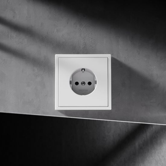 Проходной переключатель встраиваемый VOLTUM S70 двухклавишный 10А, (сталь)