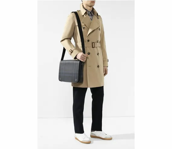 Мессенджер Burberry Satchel в клетку London Checkд