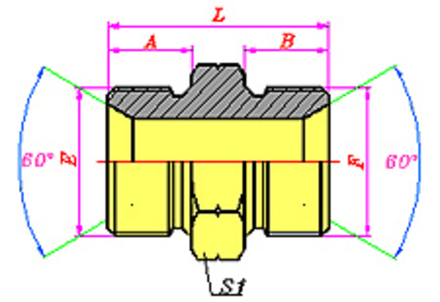 Соединение P BSP 3/4" BSP 1/2"