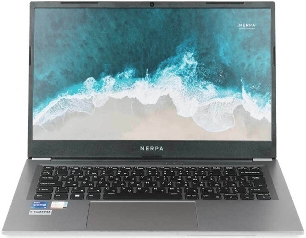 Ноутбук  Nerpa Caspica I352-14 14 ", Core i3, 8 Гб RAM, 512 Гб SSD, UHD Graphics, Серый
