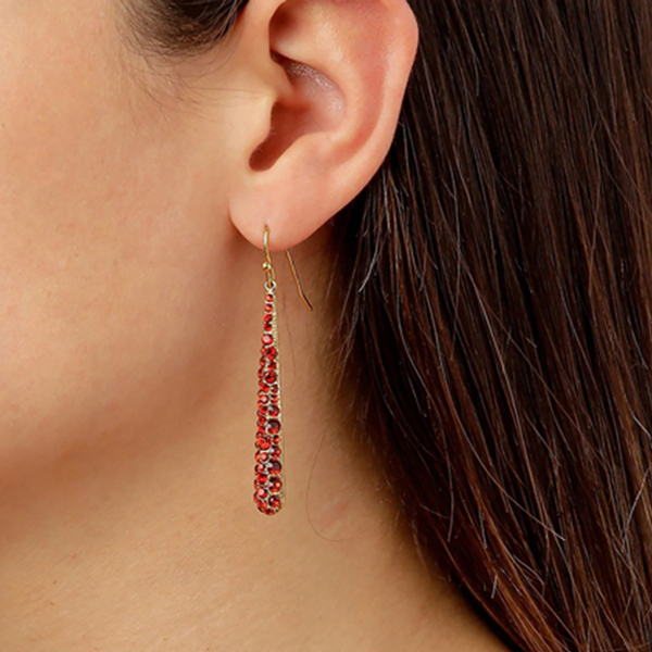 Серьги Dyrberg Kern BLAZE SG RED 370060