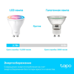 TP-Link Tapo L630 (4-pack) Умная многоцветная Wi-Fi спот-лампа, 4 шт.