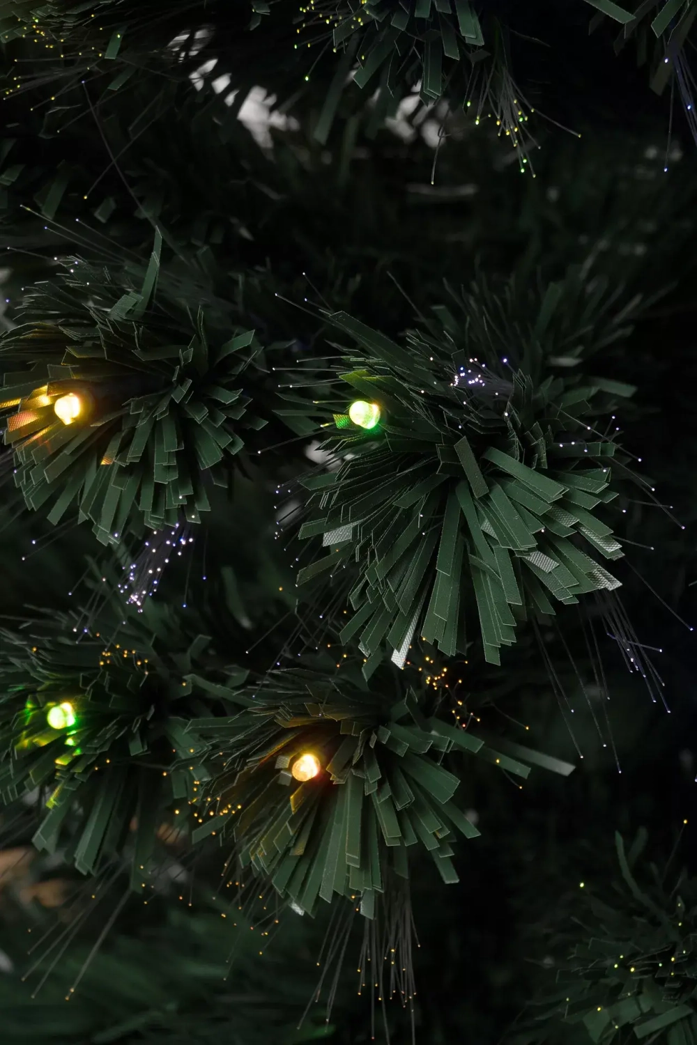 Оптоволоконная елка с LED лампочками Праздничная 150 см., пвх, контроллер (Т2206В-150)