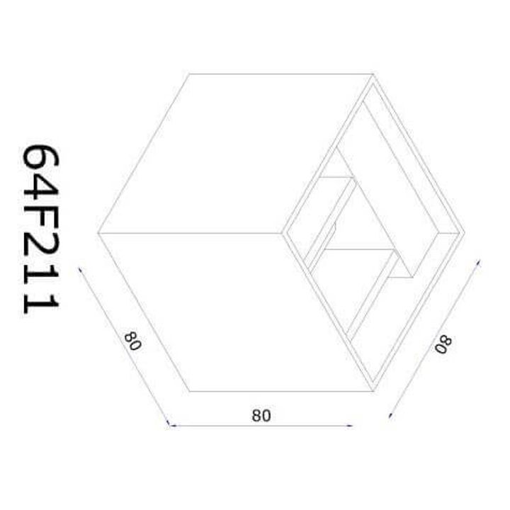 Уличный настенный светодиодный светильник Lucide Xia 17293/02/31