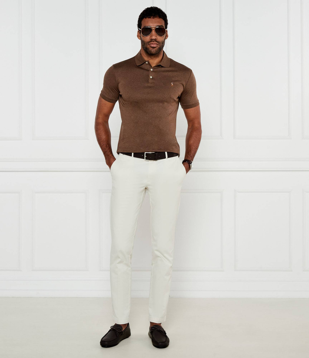 Поло POLO RALPH LAUREN - коричневый(710704319)