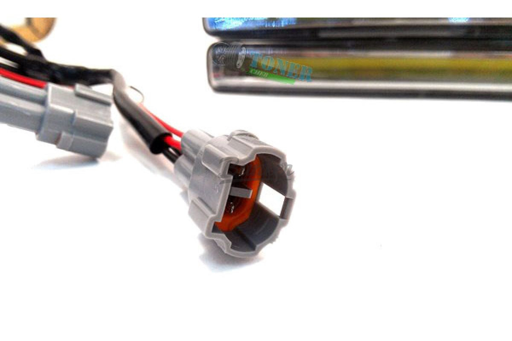 ДХО COB сверх-яркие 12-24V белый 4901-20, (компл.)